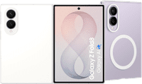 Samsung Galaxy Z Fold 8 512GB Wit 5G + Samsung Back Cover met Magneet Transparant