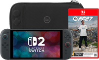 Nintendo Switch 2 + EA Sports FC 27 + BlueBuilt Housse de Protection