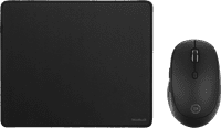 BlueBuilt Tradendum Draadloze Bluetooth Muis + BlueBuilt Muismat M 20 x 24 cm