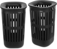 Brabantia Collect-It Wasmand 55 liter - Set van 2 -  Zwart