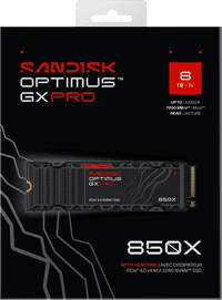 SANDISK Optimus GX PRO 850X 8TB Heatsink NVMe SSD