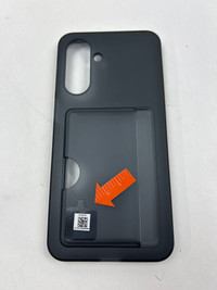 Samsung Galaxy A17 Card Slot Back Cover Zwart