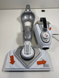 BLACK+DECKER 1600W Steam Mop 8 Accessories