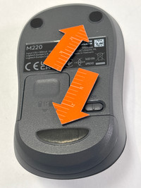 Logitech M220 Silent Draadloze Muis Zwart