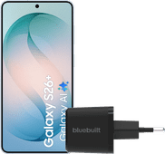 Samsung Galaxy S26 Plus 512GB Lichtblauw 5G + BlueBuilt Oplader 45 Watt Zwart Samsung Galaxy S26 Plus