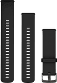 Garmin Siliconen Bandje Zwart 22mm Garmin horlogebandje