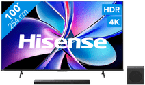 Hisense 100" PRO QLED E7Q (2025) + Hisense AX3120Q Tv met soundbar aanbieding