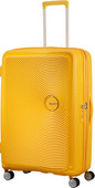 American Tourister Soundbox Expandable Spinner 77cm Golden Yellow Reiskoffer