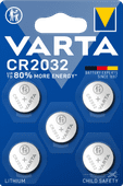 Varta Lithium Coin CR2032 BLI 5 Pièces Batterie