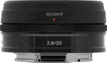 Sony E 20mm f/2.8 SEL Prime lens