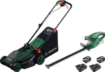 Bosch Rotak 18V2-38 + Bosch EasyHedgeCut 18-45 Li + Bosch Starterset 18V 4,0 Ah (2x) 18V POWER FOR ALL tuingereedschap
