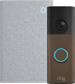 Ring Batterij Video Deurbel 2e Generatie Bruin + Chime Ring Bundel