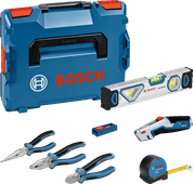 Bosch Professional 7-delige Handgereedschapsset Gereedschapskoffer gevuld
