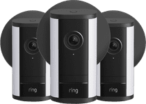 Ring Spotlight Camera Pro 2e Generatie Stekker Zwart 3-Pack Ring Spotlight ip-camera