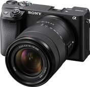 Sony Alpha A6400 + E 18-135mm f/3.5-5.6 OSS Systeemcamera voor professionele fotografie