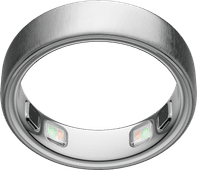 Oura Ring 5 Maat 7 Brushed Silver Oura health tracker