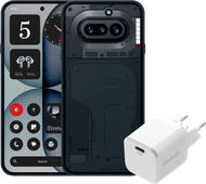 Nothing Phone (4a) 128GB Zwart 5G + BlueBuilt Oplader met Usb C Poort 45W Wit De winkelvoorraad in onze winkel in Wilrijk