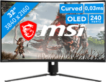 MSI MPG 321CURX QD-OLED Curved 4K HDR gaming monitor