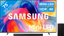 Samsung Mini-LED 75" M73H (2026) + Samsung HW-B66CF (2025) Télévision avec Q-Symphony