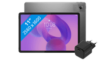 Lenovo Idea Tab 11 inch 256GB Wifi Grijs met Stylus + BlueBuilt Oplader Lenovo tablets aanbieding