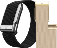 WHOOP MG Life Zwart Abonnement 1 Jaar + WHOOP MG SuperKnit Luxe Band Donkerblauw WK voetbal 2026 WHOOP activity tracker deal