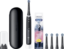 Oral-B iO 5N Zwart + 4 opzetborstels voor gevoelig tandvlees Smart elektrische tandenborstel met app