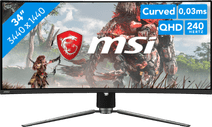 MSI MPG 341CQPX QD-OLED Curved Anti-glare monitor
