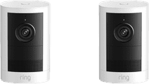 Ring Outdoor Camera Batterij 2e Generatie Wit Duo Pack Buiten IP camera voor Ring
