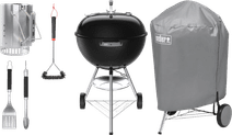 Weber Original Kettle 57 cm Zwart Starterspakket Top 10 best verkochte Weber barbecues