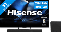 Hisense ULED 55" U79SE (2026) + Hisense HS3100 Mini-led tv aanbieding