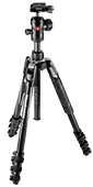 Manfrotto Advanced Aluminum Travel Tripod Lever + tête sphérique Trépied