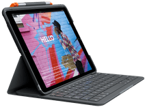 Logitech Slim Folio Apple iPad (2021/2020) Keyboard Cover AZERTY Tablet cover with keyboard