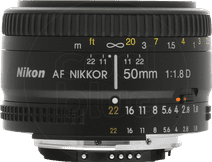 Nikon AF-D 50mm f/1.8 Video of fotografie cadeau