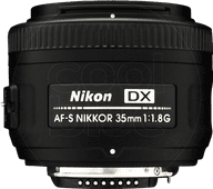 Nikon AF-S 35mm f/1.8G DX Lens voor spiegelreflexcamera