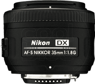 Nikon AF-S 35mm f/1.8G DX Primelenzen voor Nikon camera