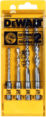 DeWalt 4-piece hammer drill set SDS-plus 5,6,8 and 10 mm 