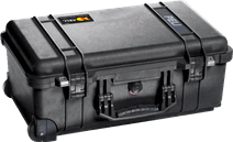 Peli 1510 Protector Case Zwart Trolley met plukschuim Pelicase cameratas