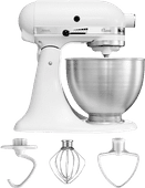 KitchenAid Classic Mixer 5K45SSEWH White Kenwood Cooking Chef