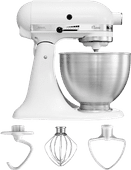 KitchenAid Classic Robot de Cuisine 5K45SSEWH Blanc Produit KitchenAid blanc