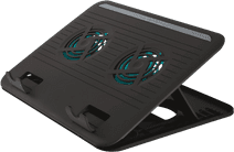 Trust Cyclone Support de refroidissement pour ordinateur portable Support ergonomique pour PC portables