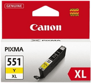 Canon CLI-551XL Cartridge Geel Canon PGI-550 of CLI-551 Inktpatroon