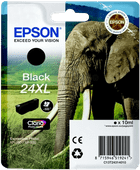 Epson 24XL Cartridge Zwart Epson 24 Inktpatroon