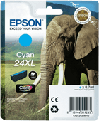 Epson 24XL Cartouche Cyan Cartouche d'encre pour imprimantes Epson Expression Photo