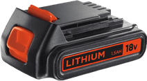 BLACK+DECKER BL1518-XJ 18V 1.5Ah Li-Ion Battery for tools