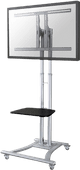 Neomounts PLASMA-M1800E TV Trolley Zilver Monitor beugel voor 2 schermen