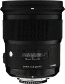 Sigma 50mm f/1.4 DG HSM Art Nikon Lens promotie