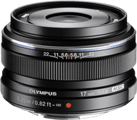 Olympus M.Zuiko Digital ED 17mm f/1.8 Zwart Olympus lens