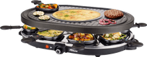 Princess Raclette 8 Oval Grill Party 162700 Appareil à gourmet résistant à la vaisselle