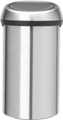 Brabantia Touch Bin 60L Stainless Steel Fingerprint-Proof Brabantia trash can