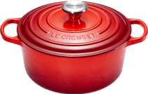 Le Creuset Signature Cocotte Ronde 24 cm Rouge Cerise Poêle adaptée au four